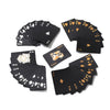 2 PCS Card Game Bronzing Waterproof Playing Cards, 2 PCS Bronzing Waterproof Poker