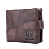 BUFF CAPTAIN 01 Multifunctional Detachable Vintage Leather Buckle Horizontal Wallet, 01(Coffee), 01(Brown)