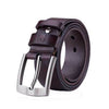 BULL CAPTAIN 01 Pin Buckle Thickened Cowhide Wear-Resistant Belt, Length:, 110cm (Smooth Brown), 115cm (Smooth Brown), 120cm (Smooth Brown), 125cm (Smooth Brown), 110cm (Burr Brown), 115cm (Burr Brown), 120cm (Burr Brown), 125cm (Burr Brown)           ...