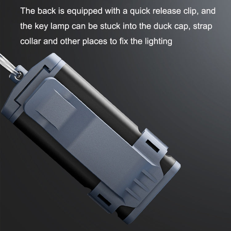 WUBEN G2 Strong Light LED Flashlight USB Outdoor Campers And Household Super Bright Key Chain Light, WUBEN G2 Black