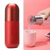 Shoke Portable Mini Insulation Cup 316 Stainless Steel Capsule Cup, Capacity: 200ml(Charm Red)