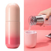 Shoke Portable Mini Insulation Cup 316 Stainless Steel Capsule Cup, Capacity: 280ml(Red Gradient)
