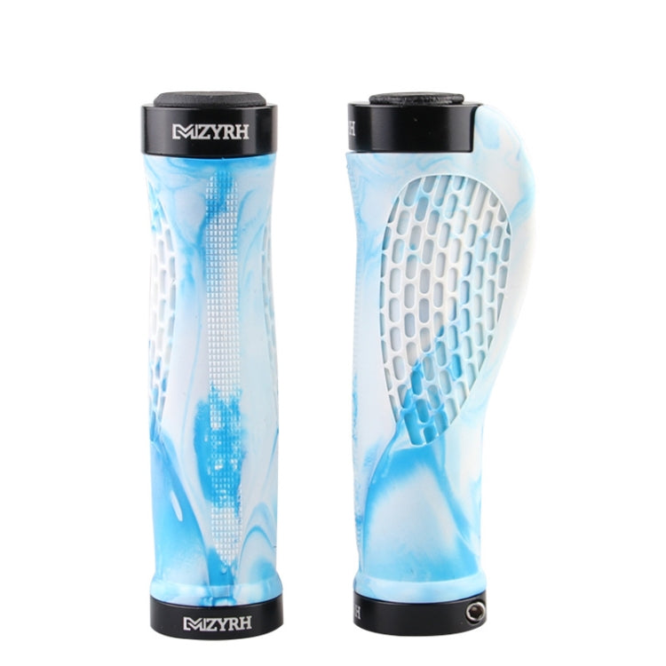 MZYRH 1pair Mountain Bike Bicycle Handlebar Grips Protective Covers, MZYRH  Black Blue, MZYRH White and Blue, MZYRH Black and Yellow, MZYRH Dark Green, MZYRH  Black and Red, MZYRH  Black and White