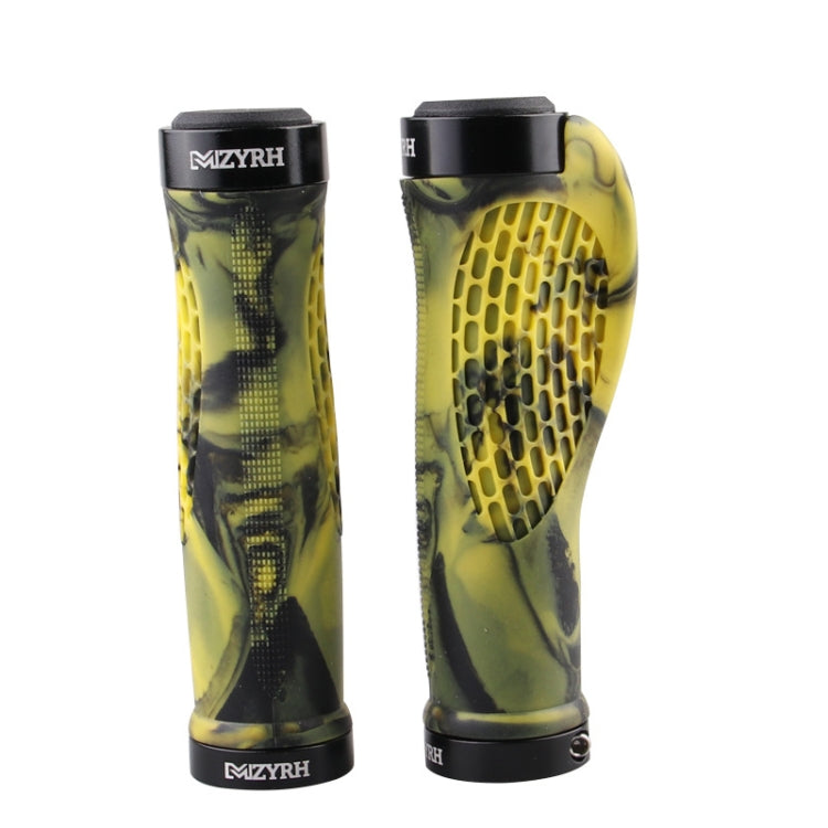 MZYRH 1pair Mountain Bike Bicycle Handlebar Grips Protective Covers, MZYRH  Black Blue, MZYRH White and Blue, MZYRH Black and Yellow, MZYRH Dark Green, MZYRH  Black and Red, MZYRH  Black and White