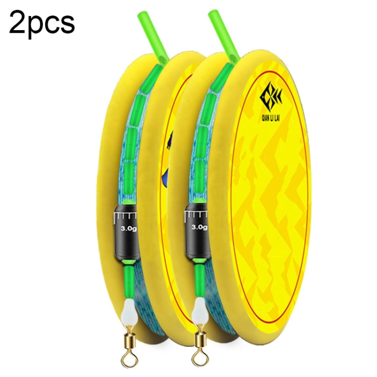 2pcs Outdoor Fishing Anti-tangle Spotted Invisible Line Set with Scale, 5.4m, 7.2m