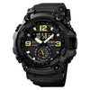 SKMEI 1637 Sports Digital Display Outdoor Shockproof Plastic Large Dial Men Watch, Black, Army Green, Blue Camouflage, Army Green Camouflage, Gray Black