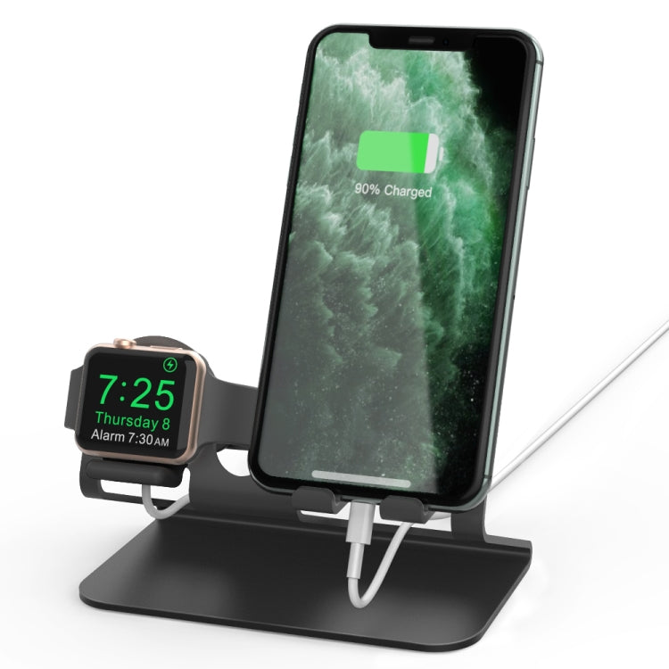 AhaStyle ST04 Aluminum Alloy Charging Base, For 4-8 inch Smart Phone&Apple Watch Series, ST04 (Silver), ST04 (Black), ST04 (Rose Gold)