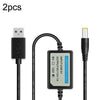 USB Booster Line Mobile Power Cord, 2pcs DC 5V to 9V, 2pcs DC 5V to 12V