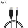 USB Booster Cable Mobile Power Router Power Cord, 2pcs DC 5v to 9v, 2pcs DC 5v to 12v