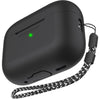 For AirPods Pro 2 AhaStyle PT187 Silicone One-Piece Protective Case With Lanyard Case