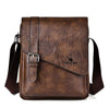 WEIXIER D266 Retro Crossbody Large Capacity Messenger Bag Shoulder Bag Tot Backpack(Dark Brown)