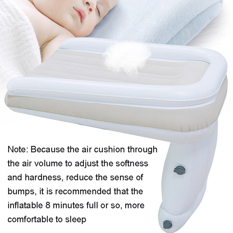 Outdoor Travel Baby Inflatable Bed Children Car Rear Folding Bed Aircraft Inflatable Mattress, Color: Gray