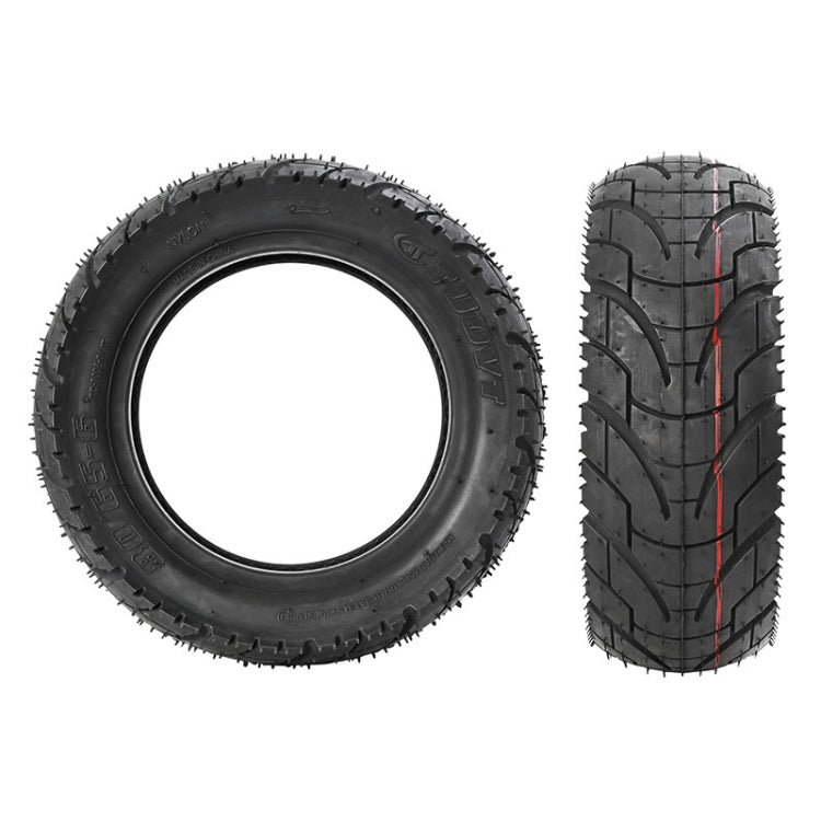For KUGOO M4 TUOVT 80/65-6.5 10 inch Electric Skateboard Vacuum Explosion-Proof Outer Tire, Highway Tire, Off-road Tire