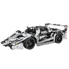 Assembly Metal Car Model Intelligence Handmade Assembly Toy Building Block, Racing Car