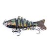 HENGJIA 10cm 24g Bionic Multi-Section Fish Bait Plastic Electroplating Fake Bait, JM060 (3), JM060 (4), JM060 (5), JM060 (6), JM060 (1), JM060 (2)