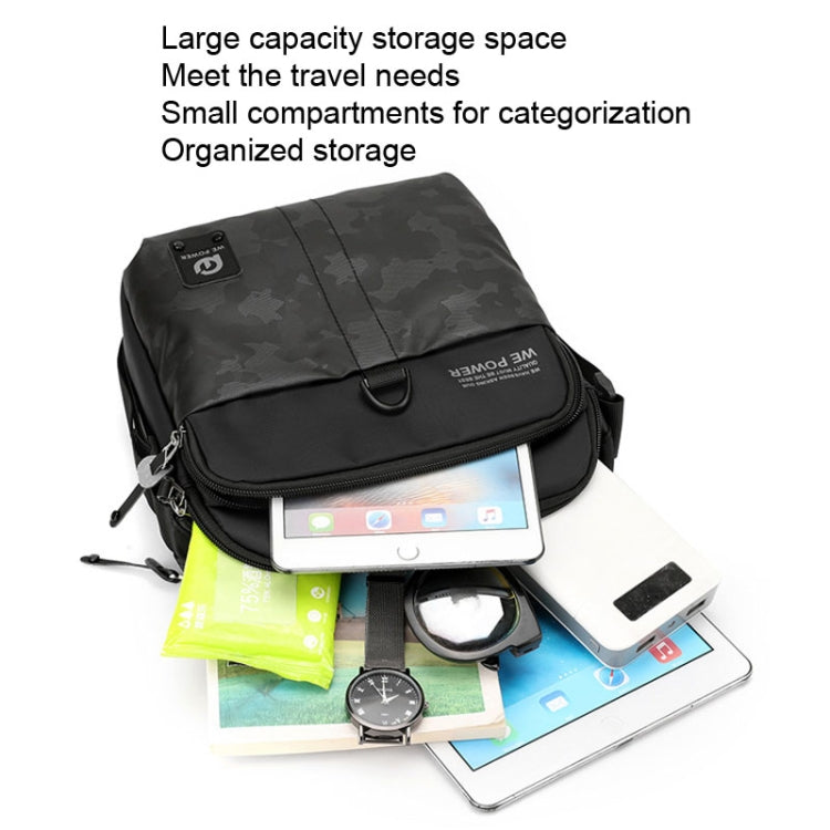 WEPOWER Men Sport Messenger Bag Outdoor Street Casual Messenger Bag