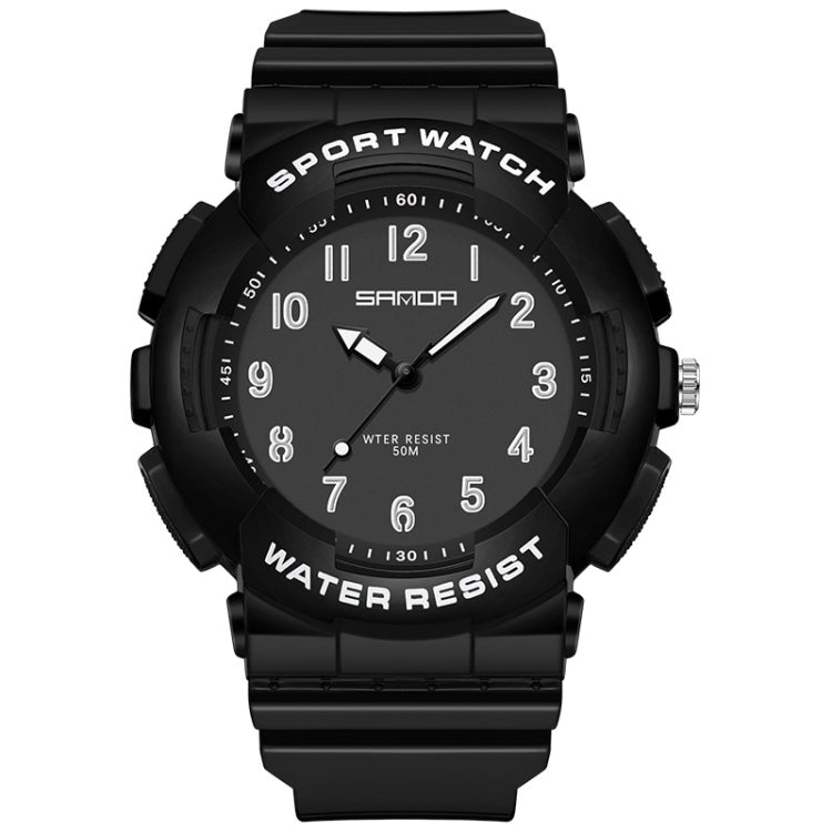 SANDA Small Fresh Digital All-match Waterproof Luminous Student Watch