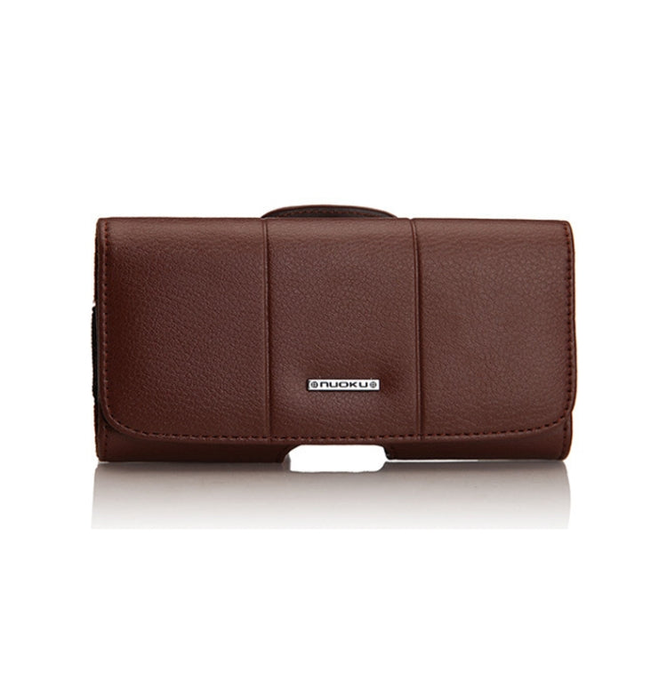 Nuoku Magnetic Flaps Leather Belt Case For Smart Phones, 17.3 x 8 x 2.5cm  6.7 Inch
