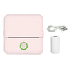 X6 200DPI Student Homework Printer Bluetooth Inkless Pocket Printer, Pink Printer Paper x1, White Printing Paper x1, Pink Printing Paper x5, White Printing Paper x5, Pink Sicker x5, White Sticker x5, Pink 5 Printer Paper+5 Stickers                     ...