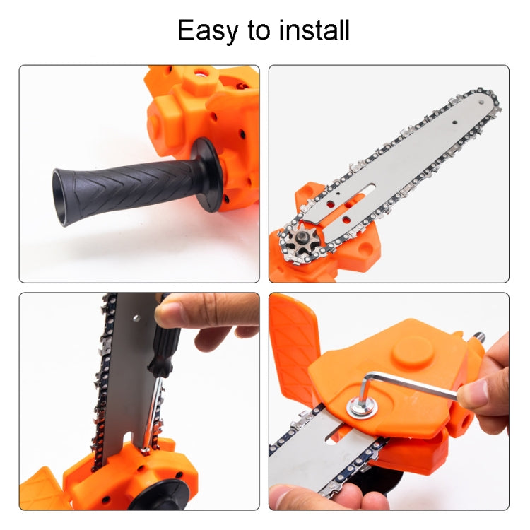 HILDA Portable Pruning Electrical Chain Saws, 4 inch Orange, 4 inch Black, 6 inch Orange, 6 inch Black