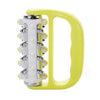 Handheld Curved Five-row Iron Column Roller Soothing Massager