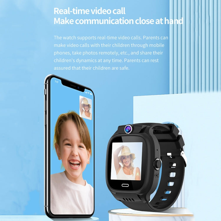Y36 1.44-inch 4G Video Call Waterproof Smart Children Phone Watch with SOS Function(Pink)