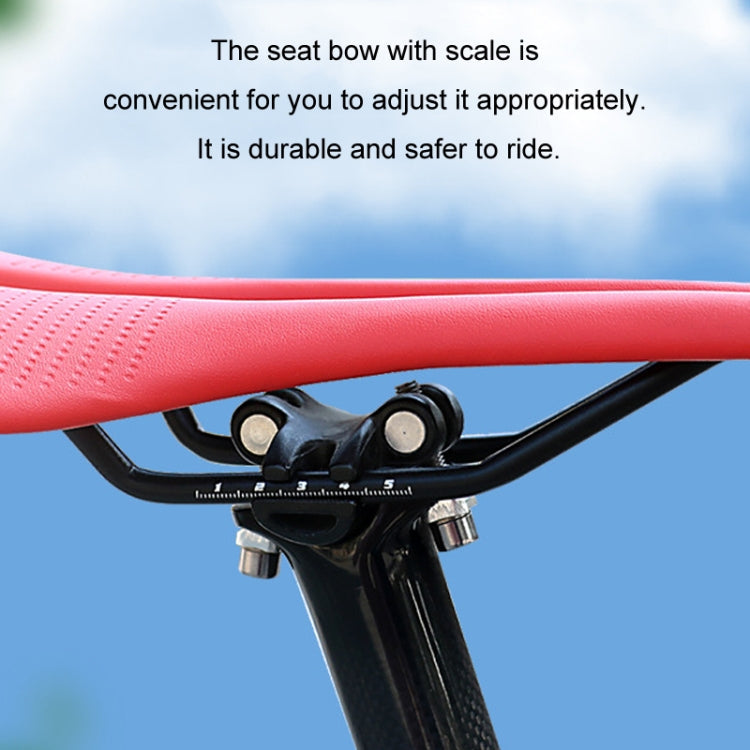 TOSEEK Mountain Bike Saddle Road Bicycle Seat Accessories, Black, Red, Black Red, Black Yellow