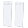 For Nintendo Switch Console 2pcs Replacement Kickstand Back Shell Holder, Transparent White, Black, White, Red, Blue