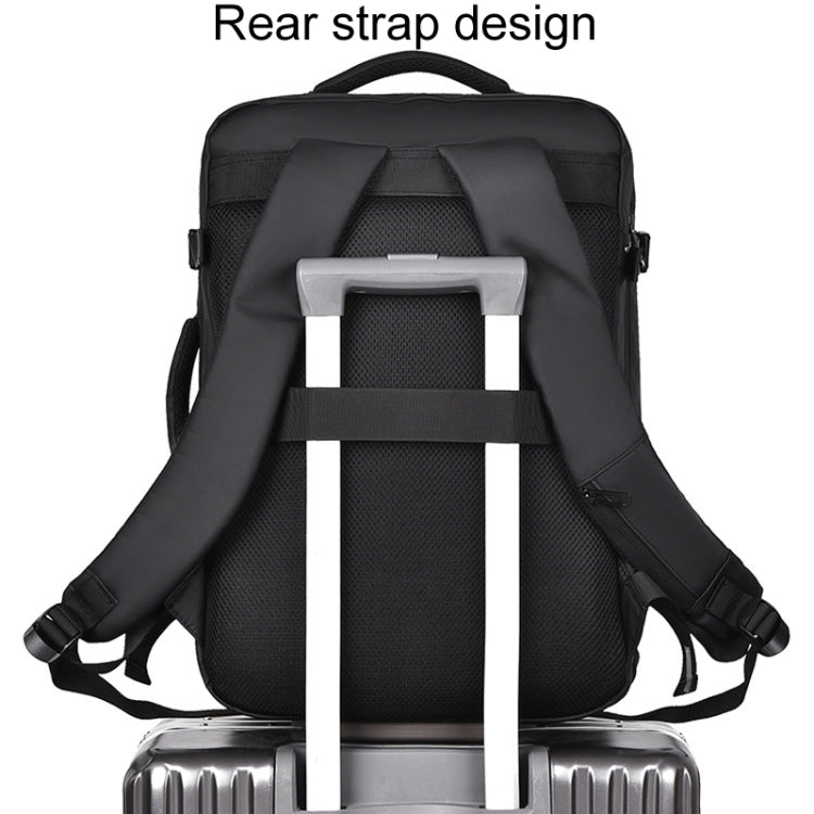 WEIXIER B726 Simple Expandable Double-Shoulder Backpack Large Capacity Business Casual Bag