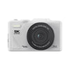 W1 5K HD Digital Camera 75MP 18X Digital Zoom WiFi Video Recorder With Flip Screen, W1 White, W1 Black