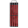 Portable Socket Storage Holder With Handle For 1/4, 3/8, 1/2 Inch Drive Sockets