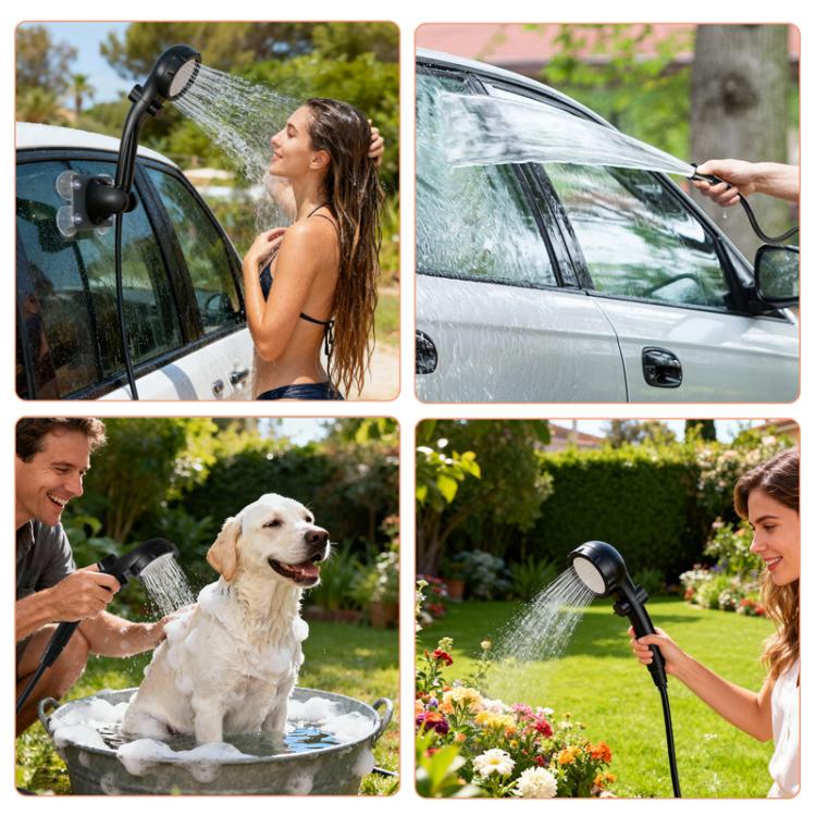 Outdoor Electric Shower Head Portable Electric Shower Washer For Home & Camping