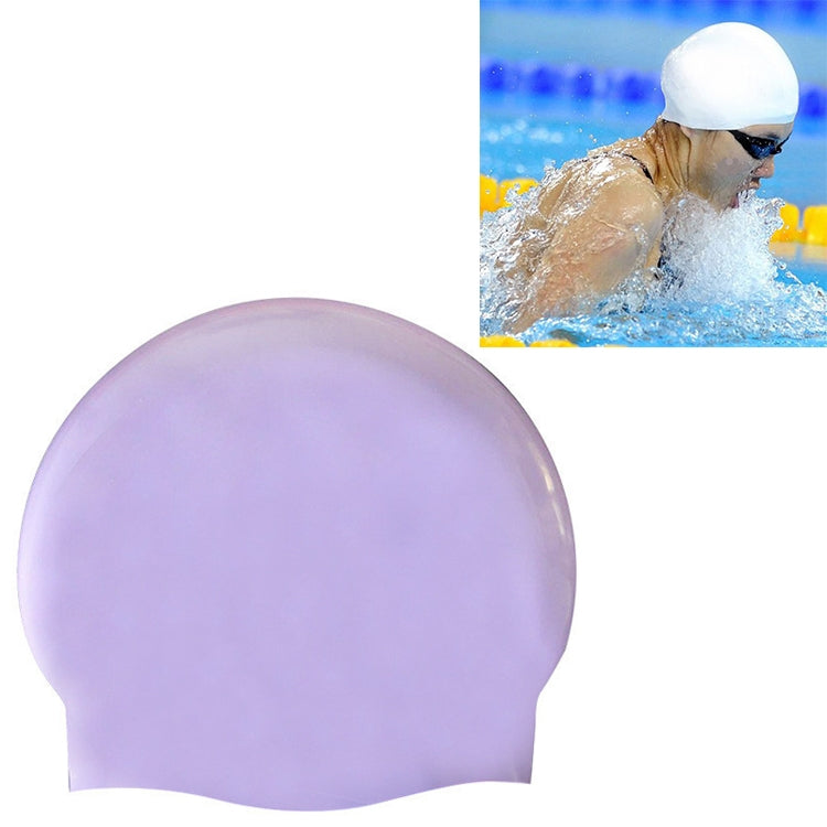 Glossy Seamless Pure Silicone High Elasticity Professional Swimming Cap, Glossy Seamless (Blue), Glossy Seamless (White), Glossy Seamless (Red), Glossy Seamless (Purple), Glossy Seamless (Yellow)