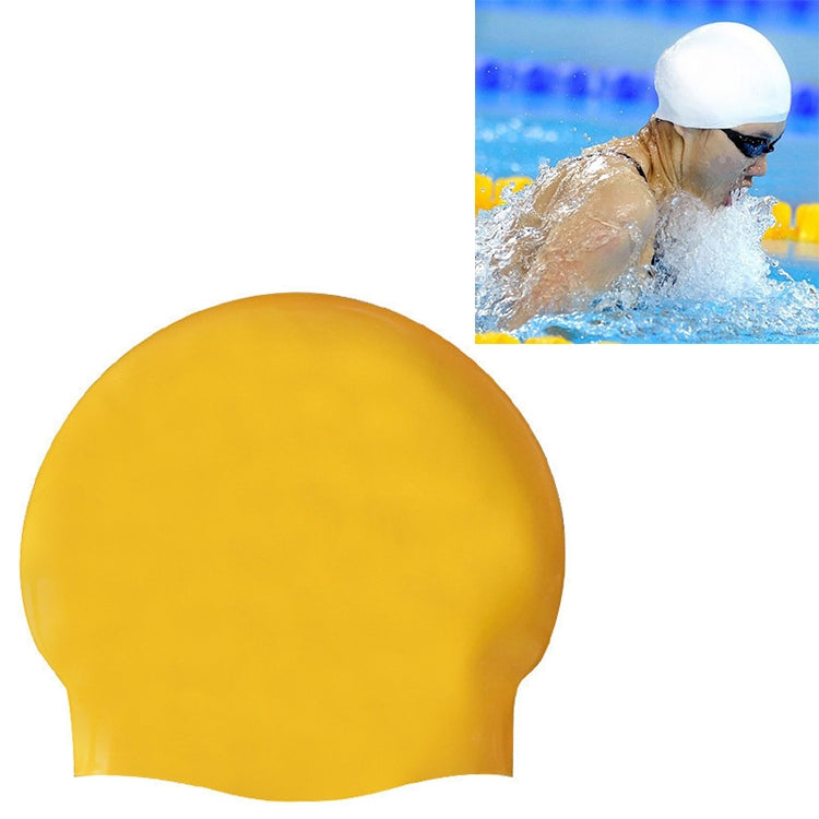 Glossy Seamless Pure Silicone High Elasticity Professional Swimming Cap, Glossy Seamless (Blue), Glossy Seamless (White), Glossy Seamless (Red), Glossy Seamless (Purple), Glossy Seamless (Yellow)
