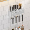 Kitchen Wall-mounted Rack Free Punching Chopsticks Holder, Brushed 30cm, Brushed 40cm, Brushed 50cm, Brushed 60cm, Black 30cm, Black 40cm, Black 50cm, Black 60cm