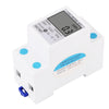 DDS528 5-32A 230V 50Hz Single-phase Household DIN Rail Electronic Multi-function Energy Meter, 230V 50Hz