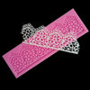 DIY Baking Tools Lace Silicone Moulds Fondant Cake Surrounding Decoration Tools Chocolate Mould, Lace Silicone Moulds