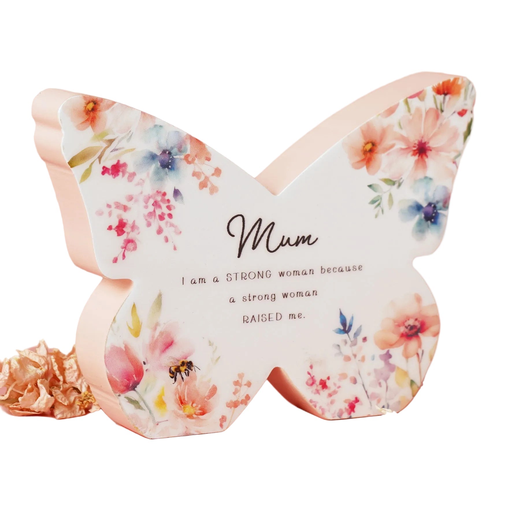 The Cottage Garden Floral Mantel Butterfly – Mum