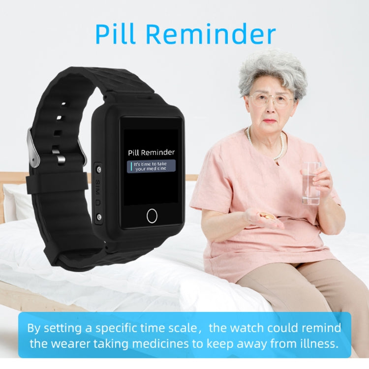 REACHFAR RF-V46-A GPS Smart Tracker WatchBand, Support SOS / Camera / Health Management / 4G LTE / Blood Pressure / Heart Rate, For Asia / Europe / Africa / Australia, RF-V46-A
