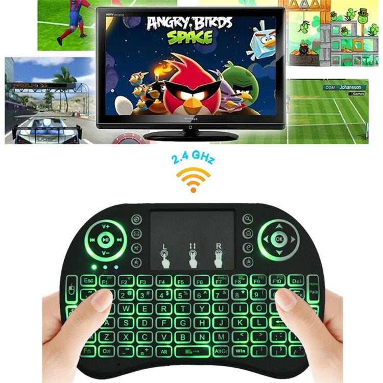 Support Language: Italy i8 Air Mouse Wireless Backlight Keyboard with Touchpad for Android TV Box & Smart TV & PC Tablet & Xbox360 & PS3 & HTPC/IPTV, Italy