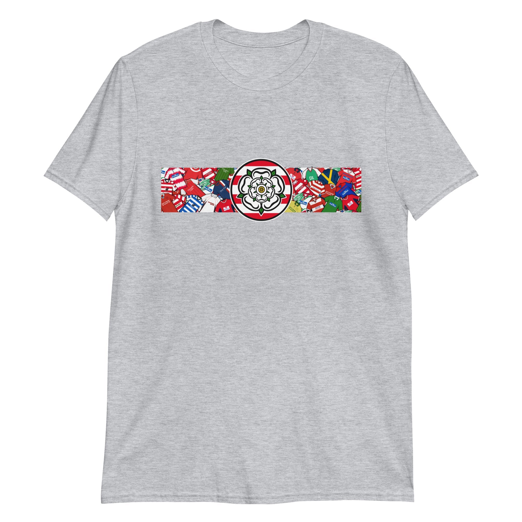 Doncaster Yorkshire Rose Retro Football Unisex T-Shirt