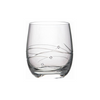 Diamante Whisky Tumbler with Spiral Design Cut - 180ml