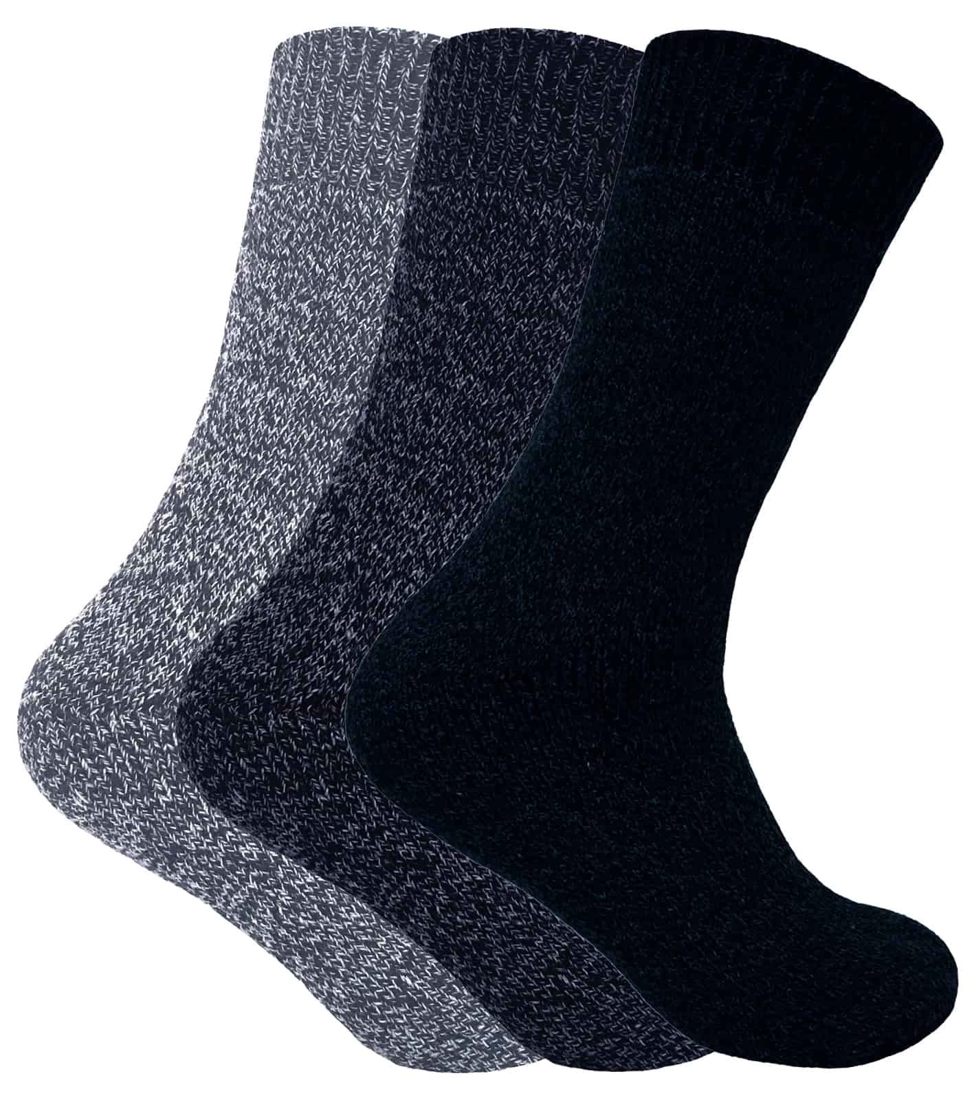 3 Pairs Mens Thermal Boot Socks