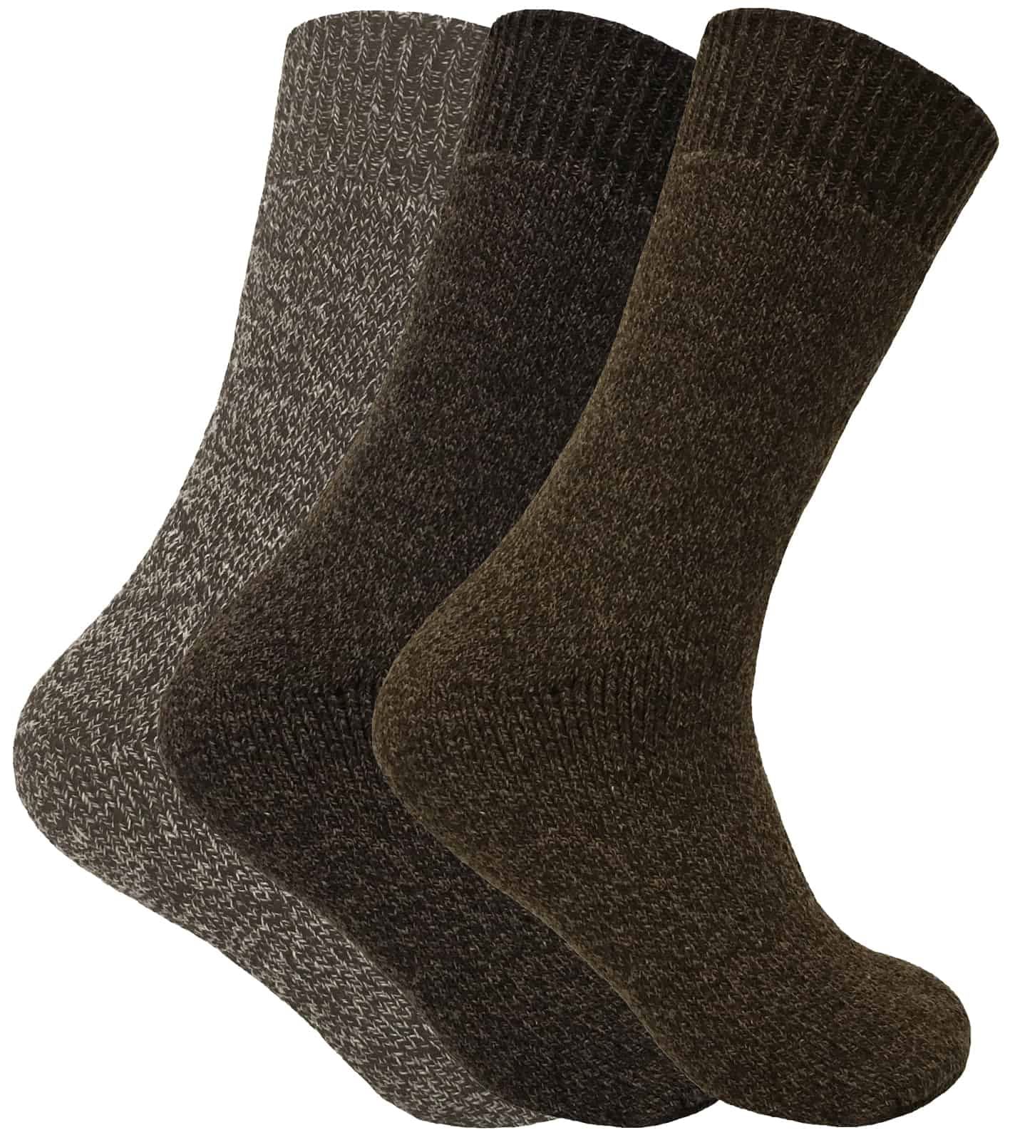 3 Pairs Mens Thermal Boot Socks