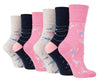 Gentle Grip - Ladies 6 Pack Socks