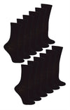 12 PAIRS - Sock Snob Kids 100% Cotton Socks