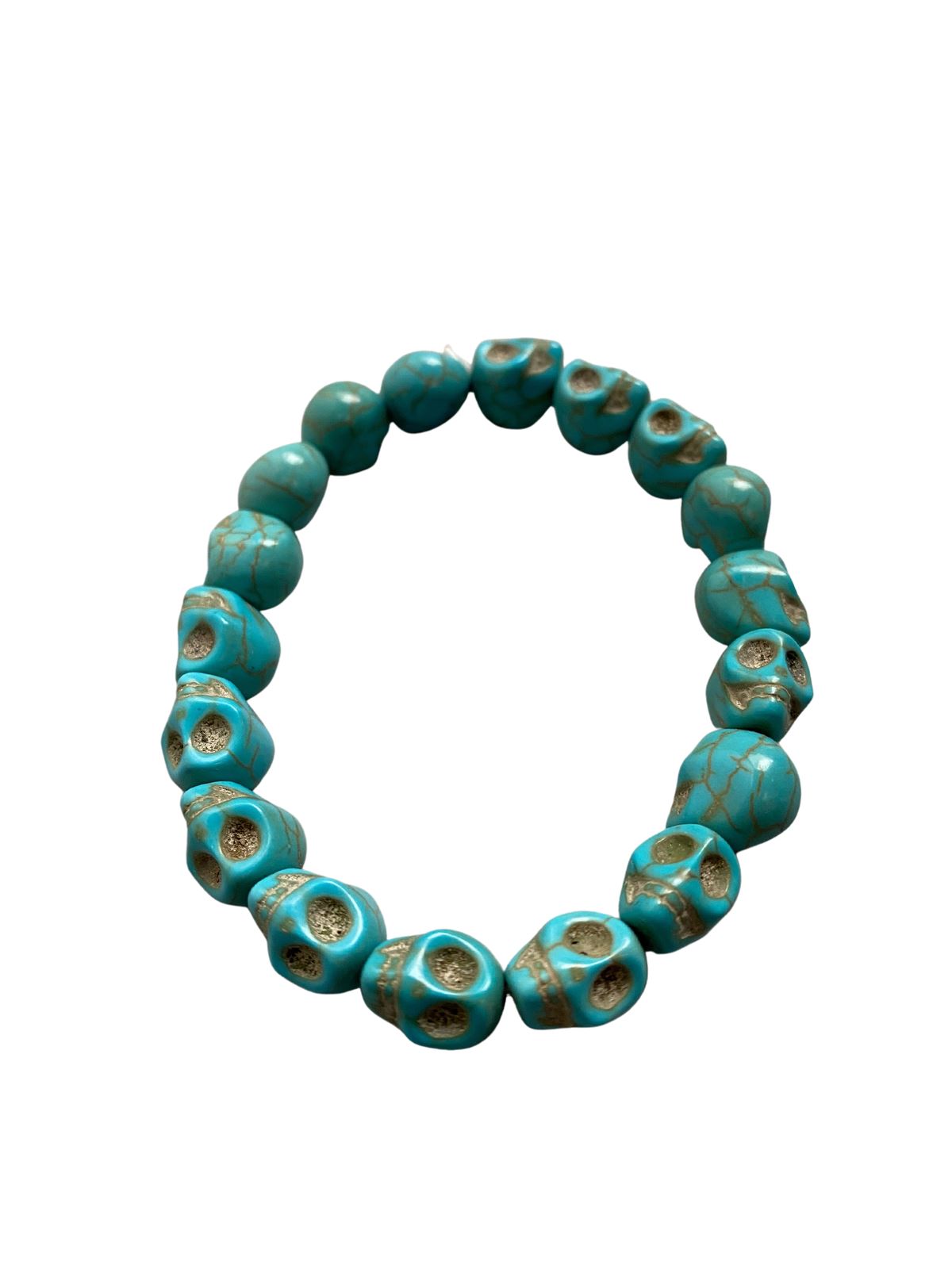 Skull Bracelet, Dyed Howlite