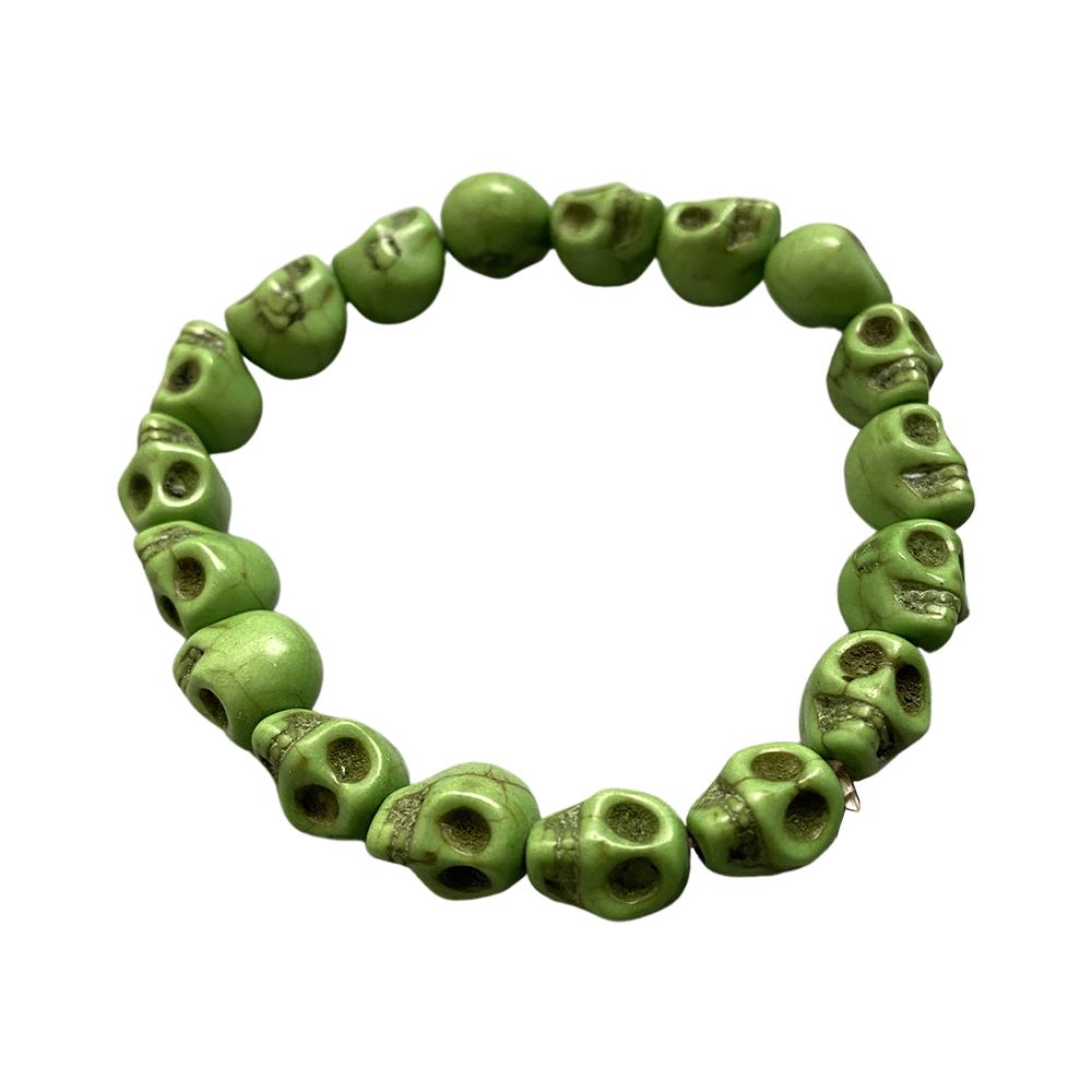 Skull Bracelet, Dyed Howlite