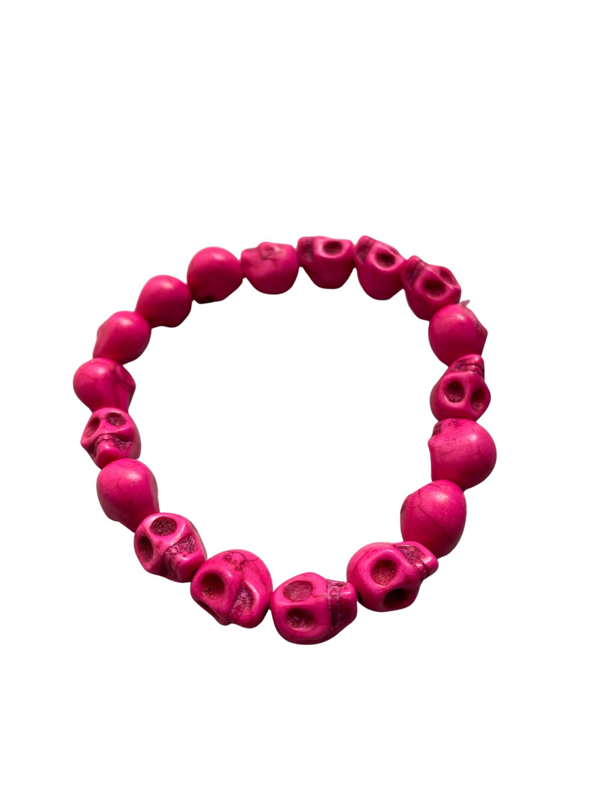 Skull Bracelet, Dyed Howlite