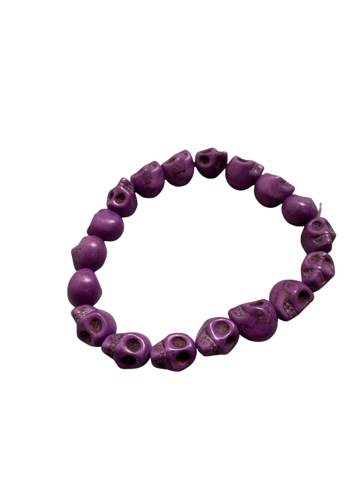 Skull Bracelet, Dyed Howlite